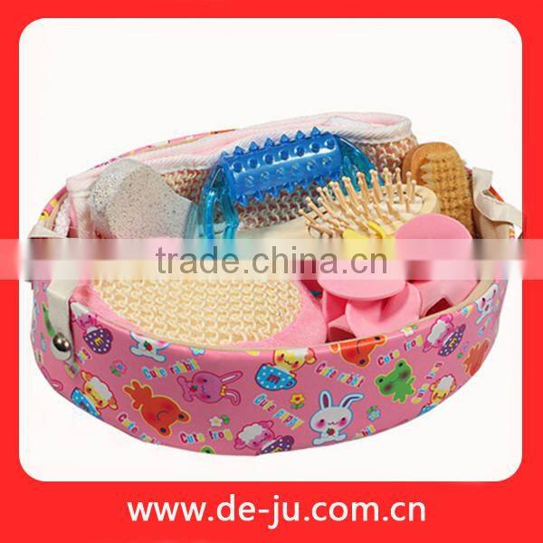 Spa Accessories Ratan Basket Bath Set