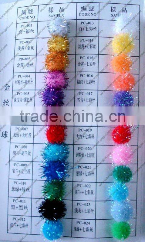 pompom/ christmas decorative pompoms/ acrylic pompom/ festival pompoms