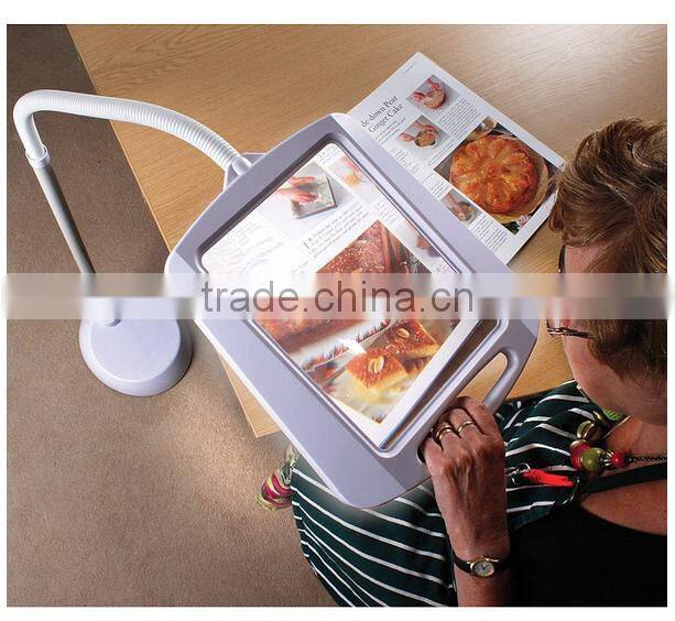 Freestanding 5x Magnifying LED Lamp/LED Lamp with magnifying