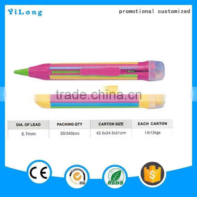 China supplier Promotional more colors Custom wax crayon Stacking crayon for kids