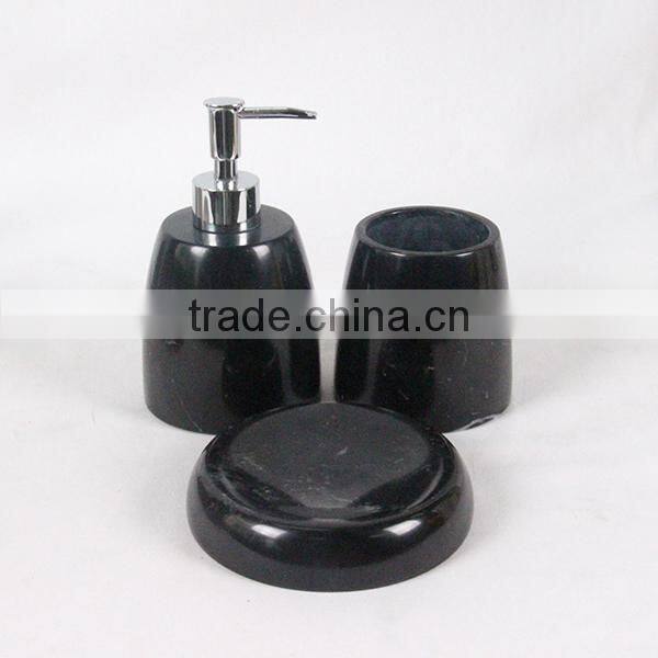 Oriental antique wooden stripe marble oriental bathroom accessories