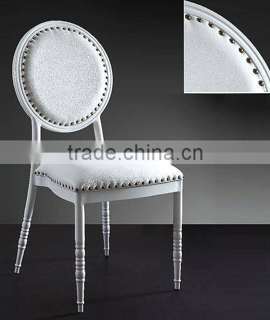 factory directsale quality white wedding chair in aluminum QL-D660