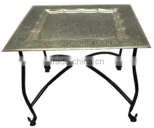 Metal Moroccan coffee table