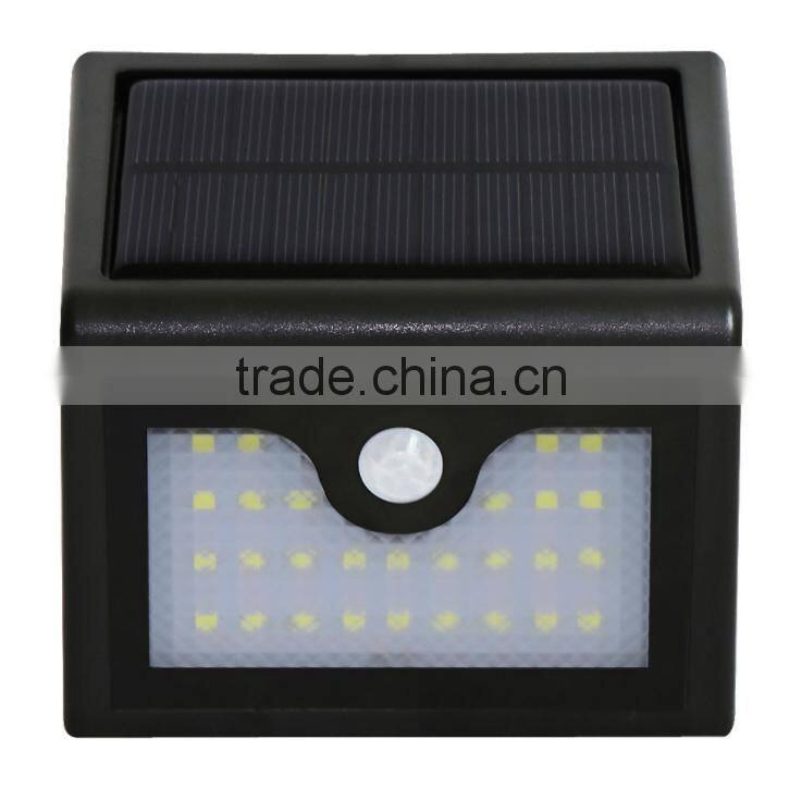 Solar Lights 8 LED Wireless Waterproof Motion Sensor Outdoor Light for Patio, Deck, Yard, Garden with Motion Activated Auto On/O