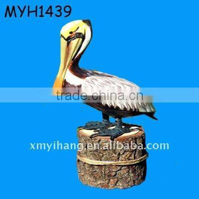 outdoor bronze pelican