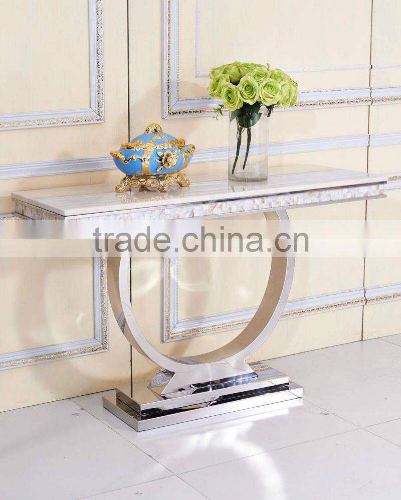 Modern White Antique Console Table