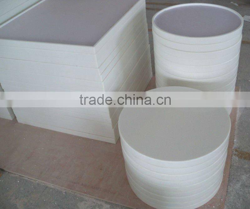 Custom sized Glacier white Acrylic solid surface table top