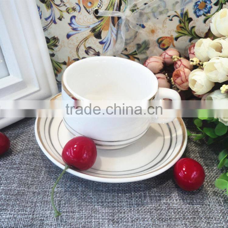 home porcelain ceramic coffee tea cup and saucer set box