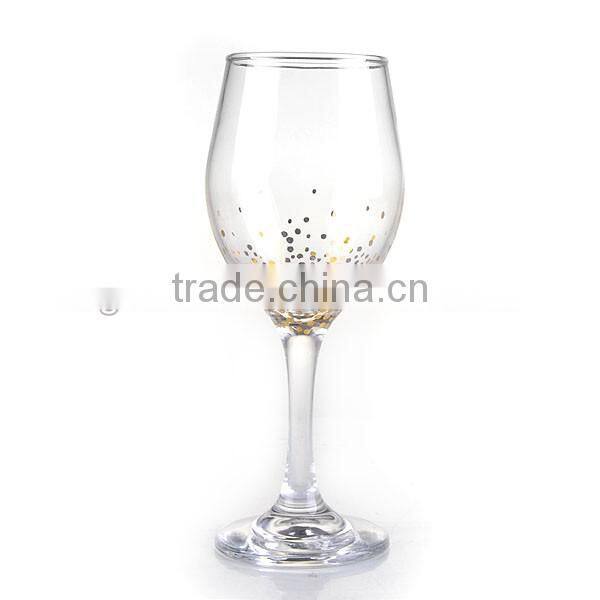 2016newest High water glass cup paste golden decal