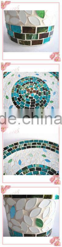 Pair Tall Stemmed Vase Antique Spring Colored Handblown Glass Trumpet Vases