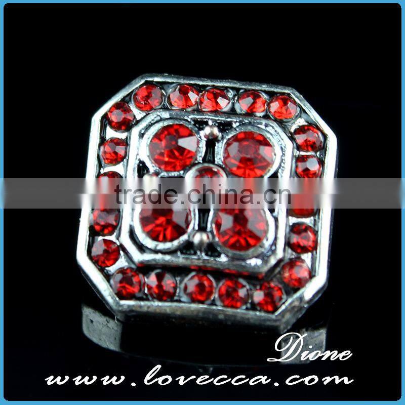 Hot Sale Crystal Beaded Jewelry button interchangeable jewelry