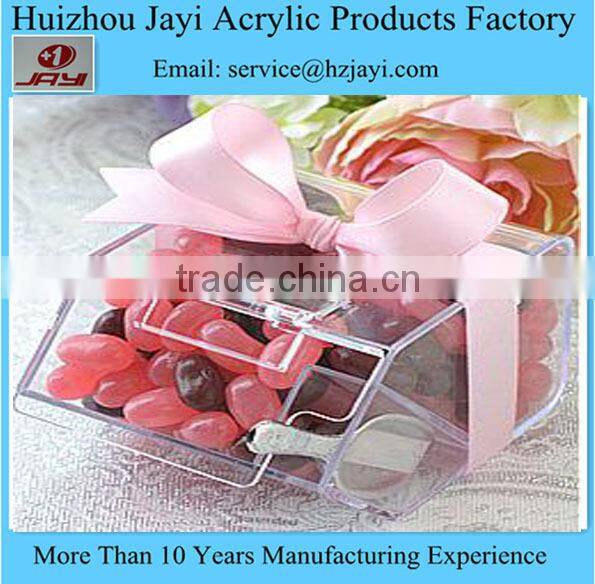 Wholesale acrylic chocolate container and chocolate box with clear lid