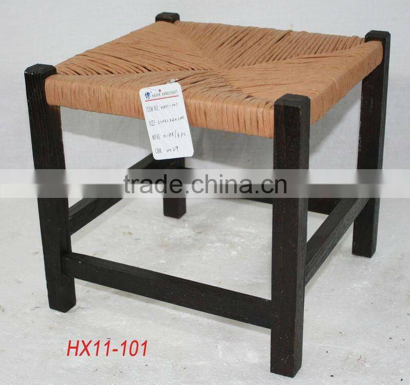 Antique wooden saet stool for children