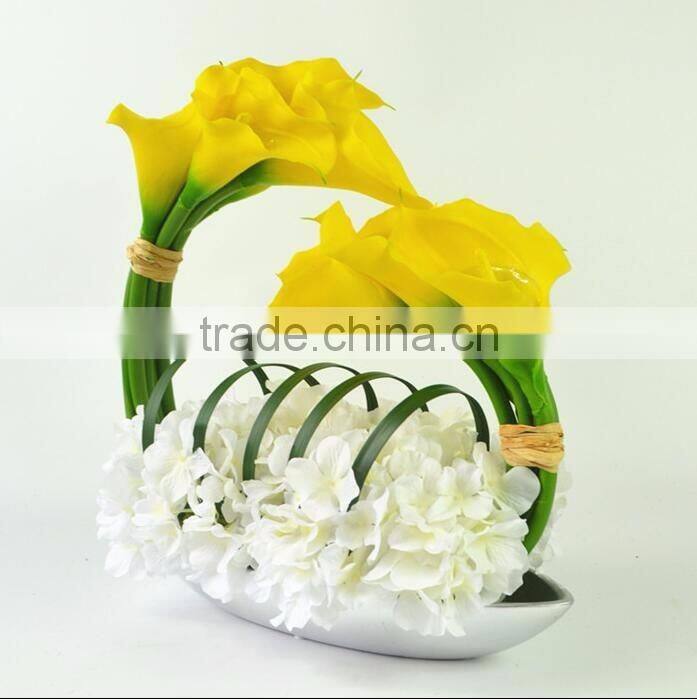 BISINI round flower box art resin craft artificial flower home decor(BG11-M034)