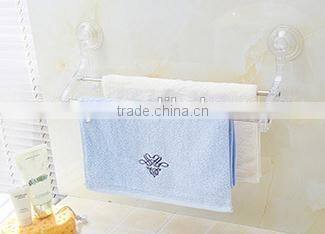 plastic double towel rack with sucker