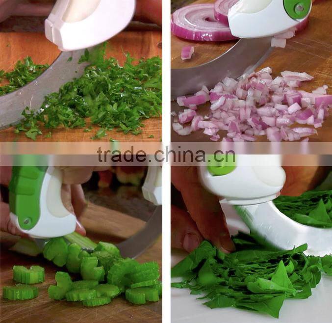 Rolling Circular Knife Handy Chopper Slicer Vegetable Food Cutter Round Sharp Kitchen Tool Pizza Salad Beef Fruit