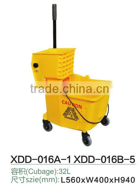 ZTPC 32L cheap plastic wringer mop Bucket