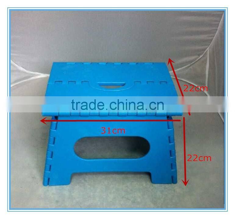 Multi-functional household blue folding step stool