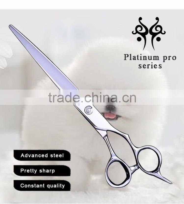 2017 New design stainless steel and professional pet groming scissors