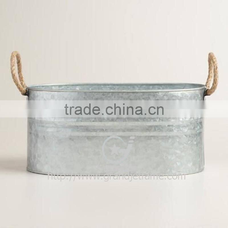 galvanized beverage tub