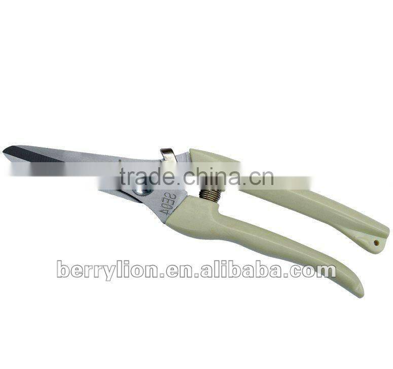 Berrylion Straight Nose Gardening Shears Stainless steel Gardening Bypass Pruner