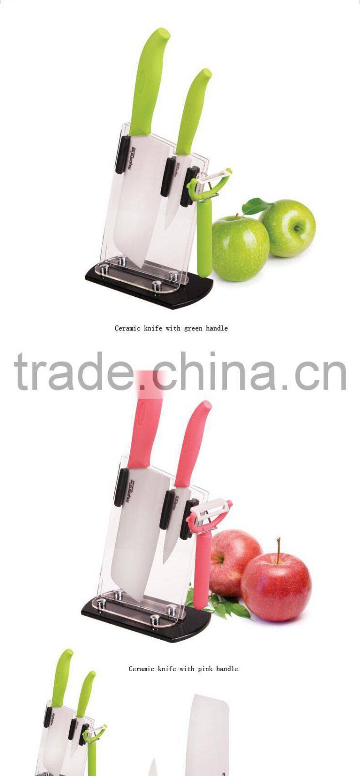 Food safe ceramic knife set