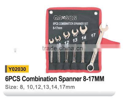 Y02031 8PCS 6-22MM combination spanner set