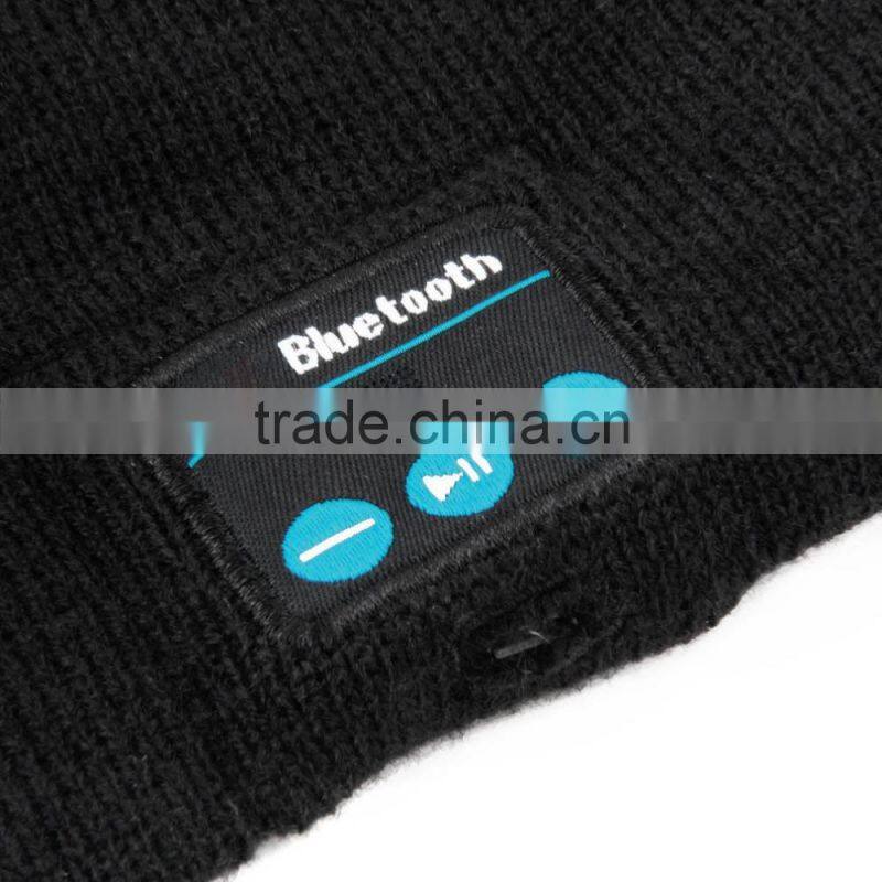 Soft Warm Hat Wireless Bluetooth Headphone Beanie Hat Bluetooth Smart Bluetooth Cap Headset Headphone Speaker Mic