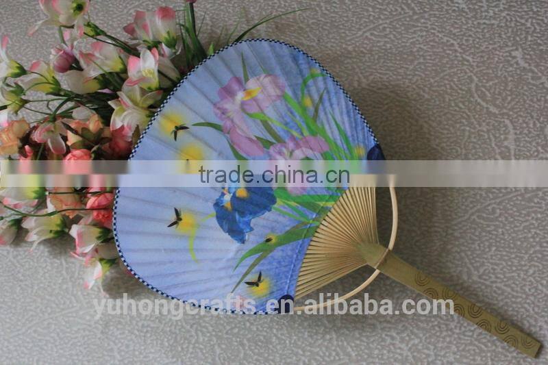 2014 Hot Custom Logo Promotion Branded Paper fan
