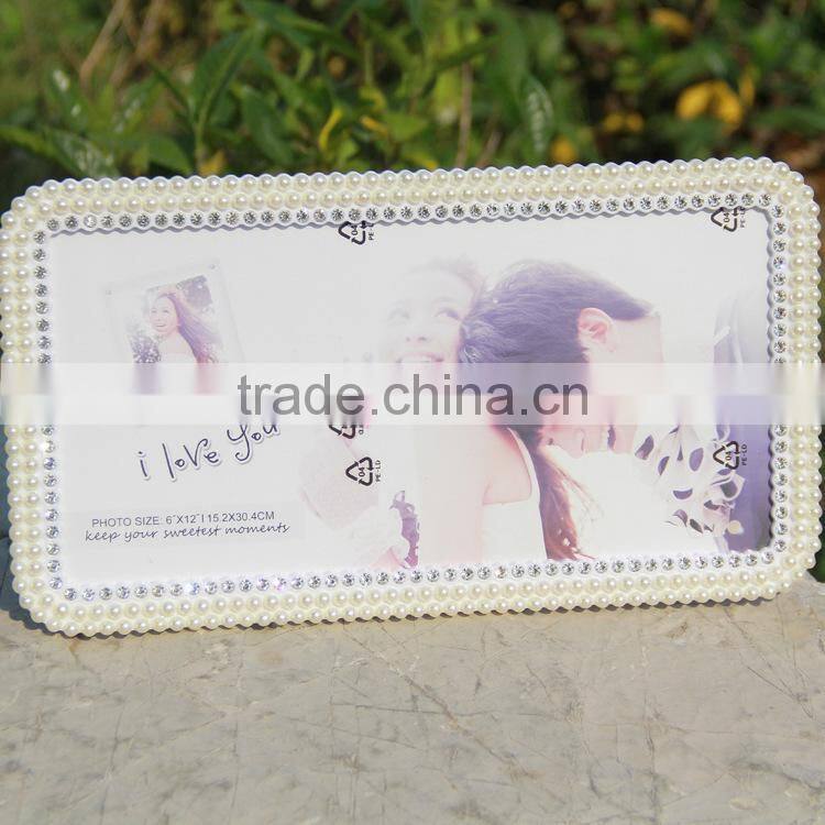 Hot Selling Wedding Photo Picture Frames Handmade Pearl Picture Frame