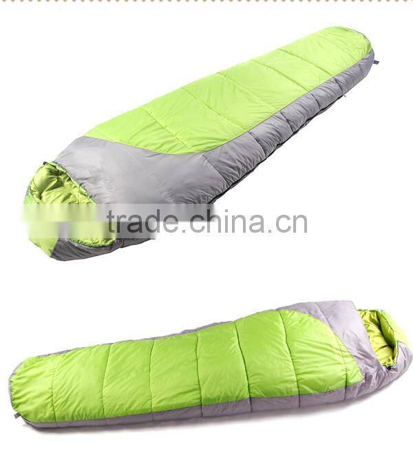 High quality with cold protection collar adjustable wateproof outdoor camping sleeping bag WR-WP