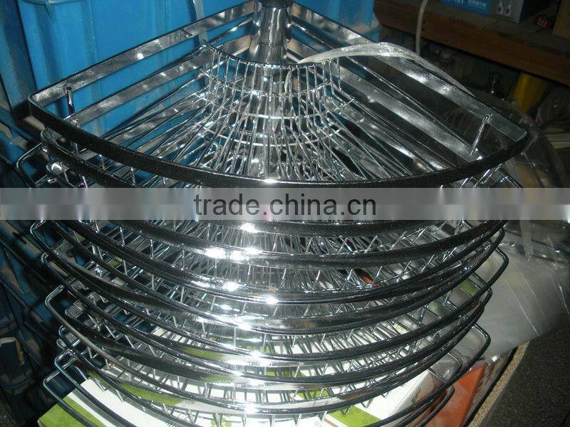 Stainless steel shower bathroom corner shelves