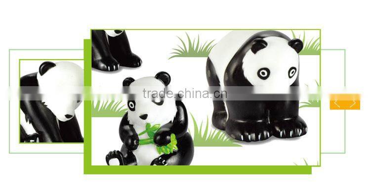 wholesale Kids toys rubber animal panda soft toy