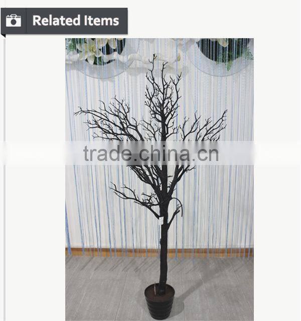 Aritificial white dry tree branch coral high quality decorative artificial tree