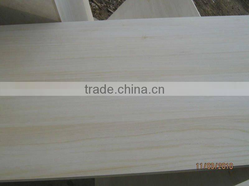 heze kaixin paulownia edge glued /strip wood ceiling