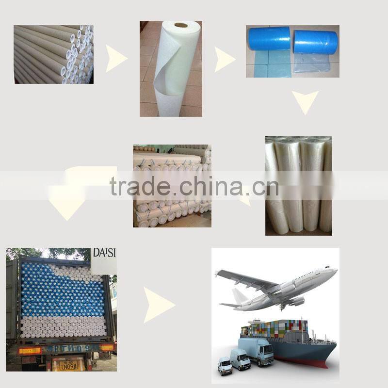 100%cotton recyclable embroidery backing paper printed nonwoven fabric for garment