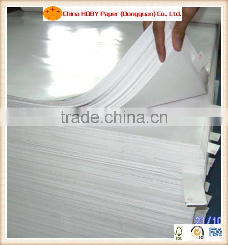 unbleached white kraft paper sheets