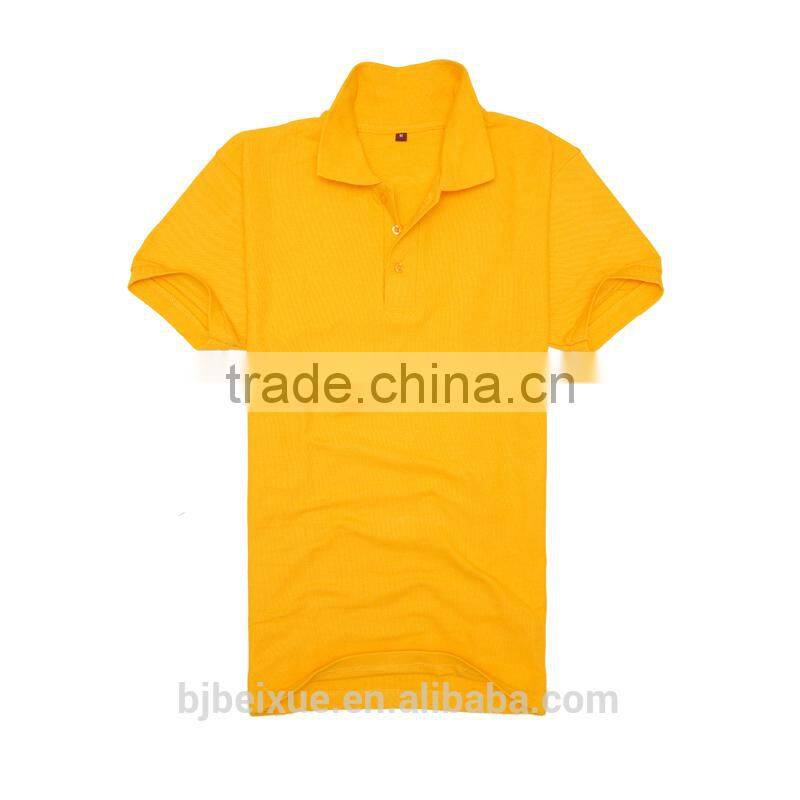 2015 new style 260g CVC polo shirt polo t shirt on stock