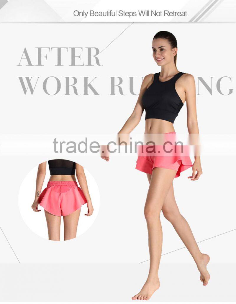 Sexy Women Fitness Short Wear Breathable Summer Sports Pants For Yoga