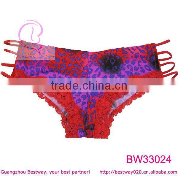 School girl dresses fantasy leopard panty