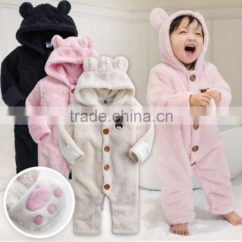 Wholesale baby clothes children clothing manufacturer baby winter clothes romper children's baby clothing set