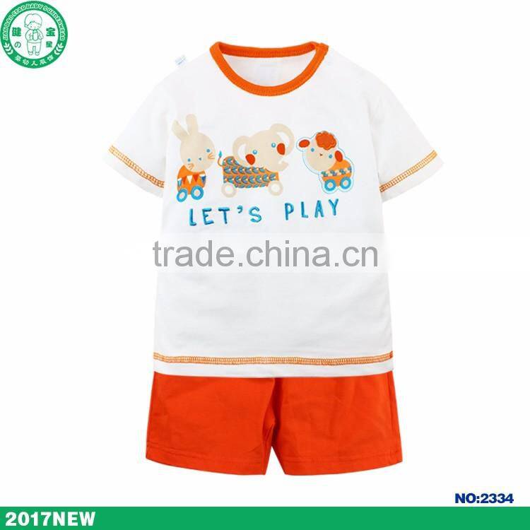 Infant and toddler summer cotton clothing sets baby boys gift sets