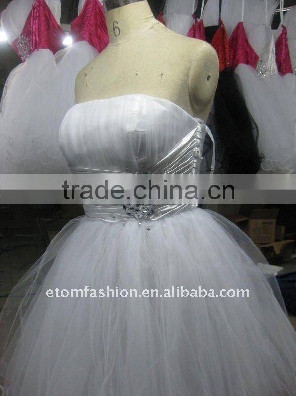 ET733 A-Line Sexy Strapless Short Party Dress