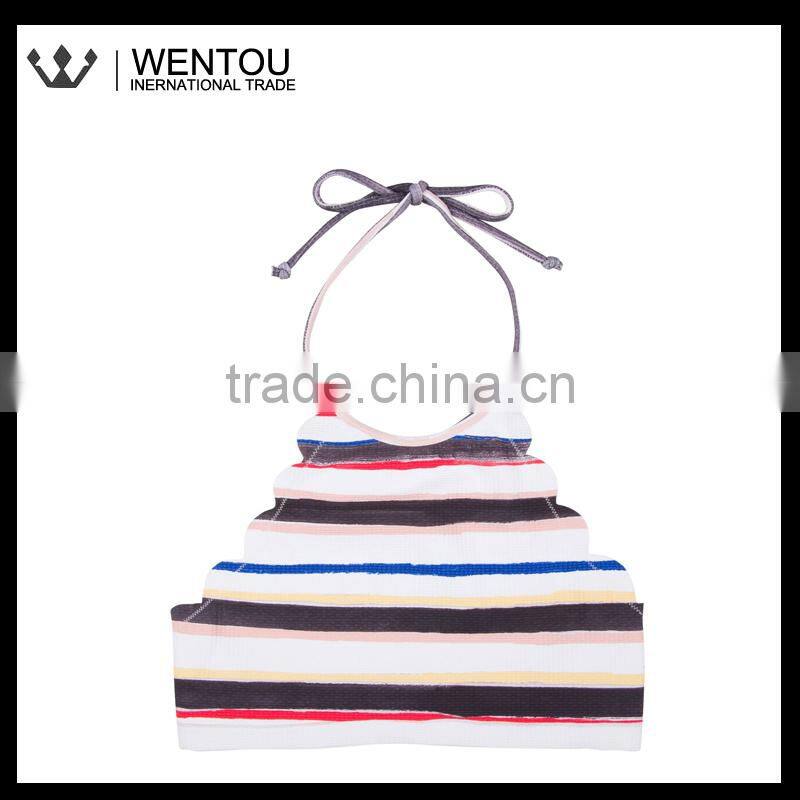 New Arrival Scalloped Halter Top