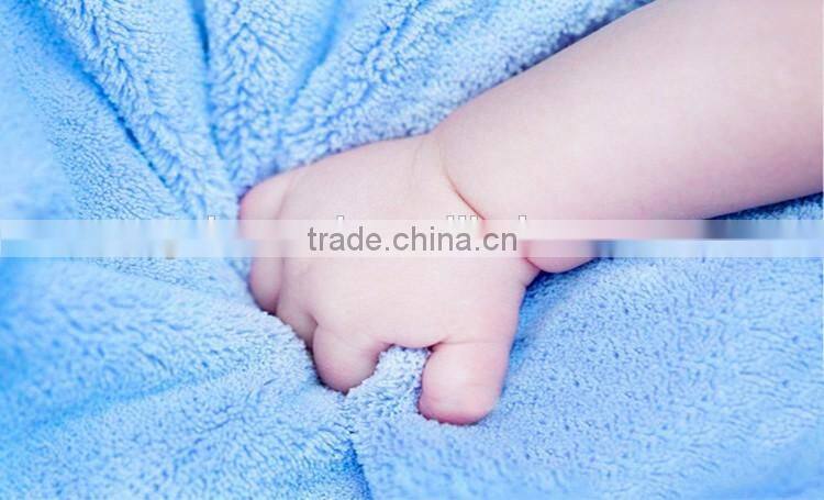 Wholesale Cartoon embroidered baby thick fleece blanket