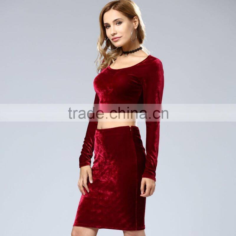 All have in stock top quality long sleeve bodycon dress for women 2017