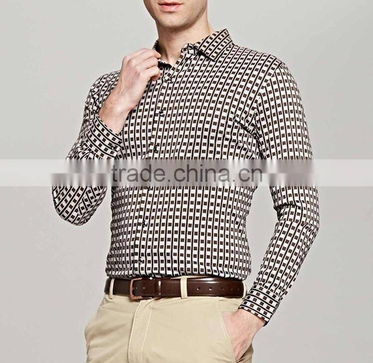 New model dress shirt for men fancy transparent shirts for men