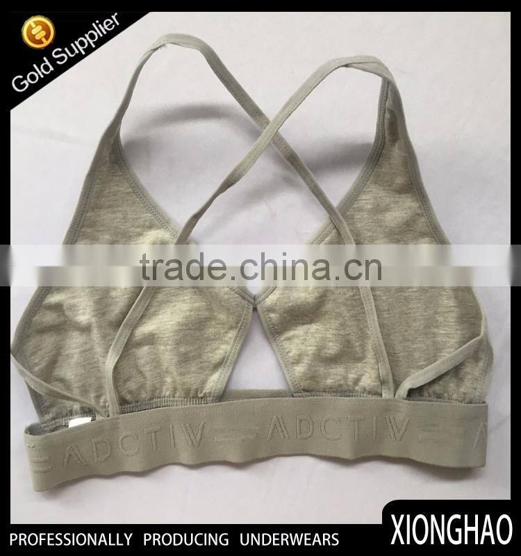 Hot selling Various color sport bra women yoga made in china