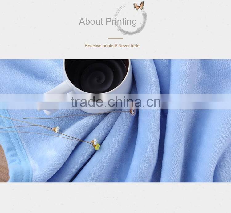 Soft plain baby flannel fleece blanket plus