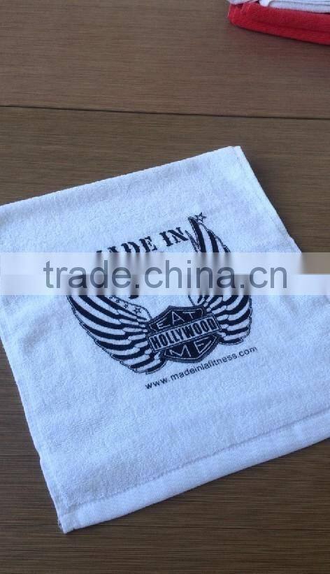 100%cotton custom printed sports towel fitness towel